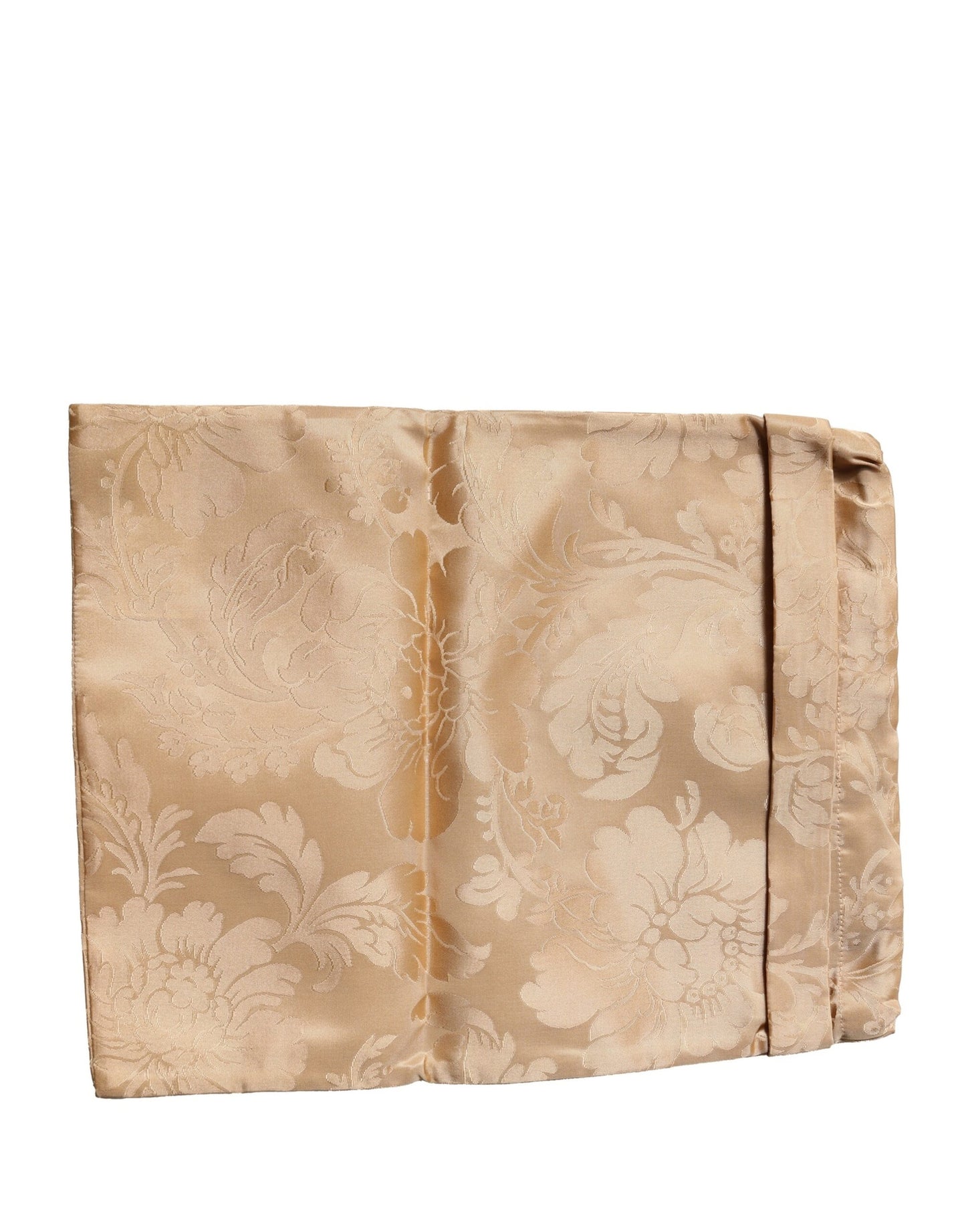 Dolce & Gabbana Brown Floral Jacquard Beachwear Shorts Bademode