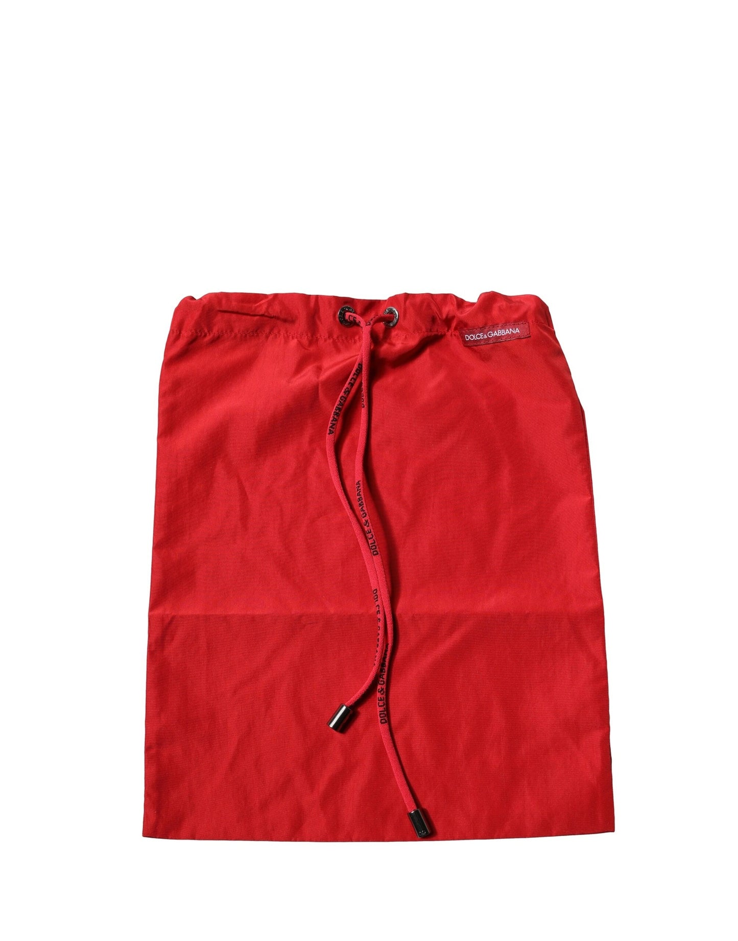 Dolce & Gabbana Rote DG-Logo-Plakette Beachwear Shorts Bademode