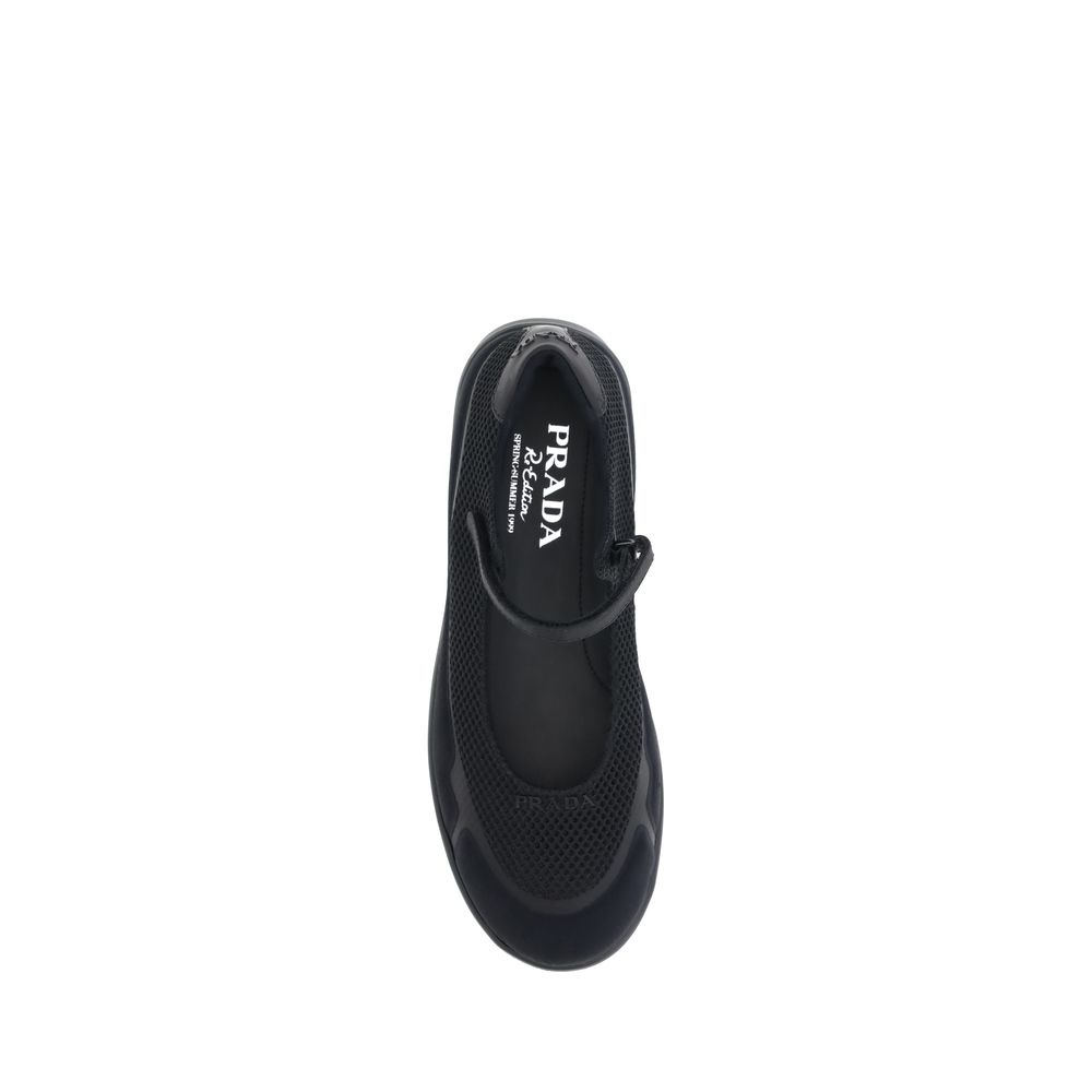 Prada Maschen-Ballerinas