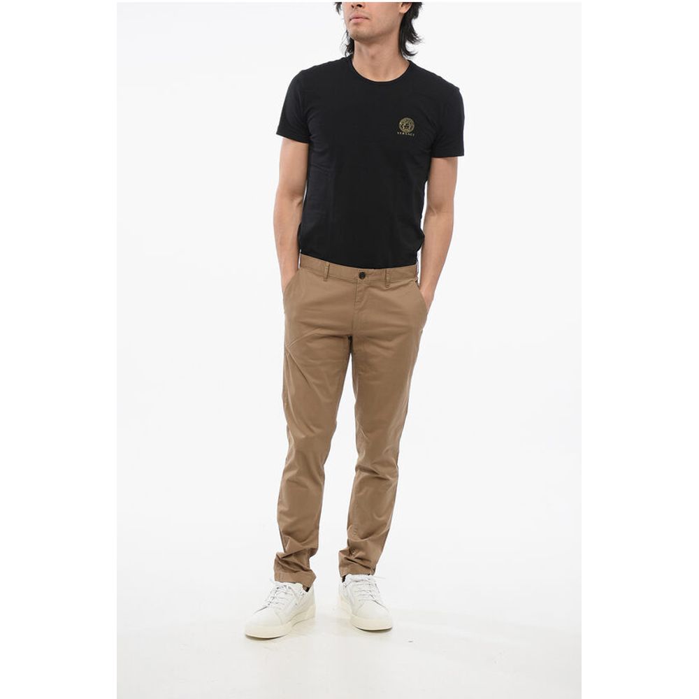 Michael Kors Skinny Fit Chinohose aus Stretch-Baumwolle mit Gürtelschlaufen
