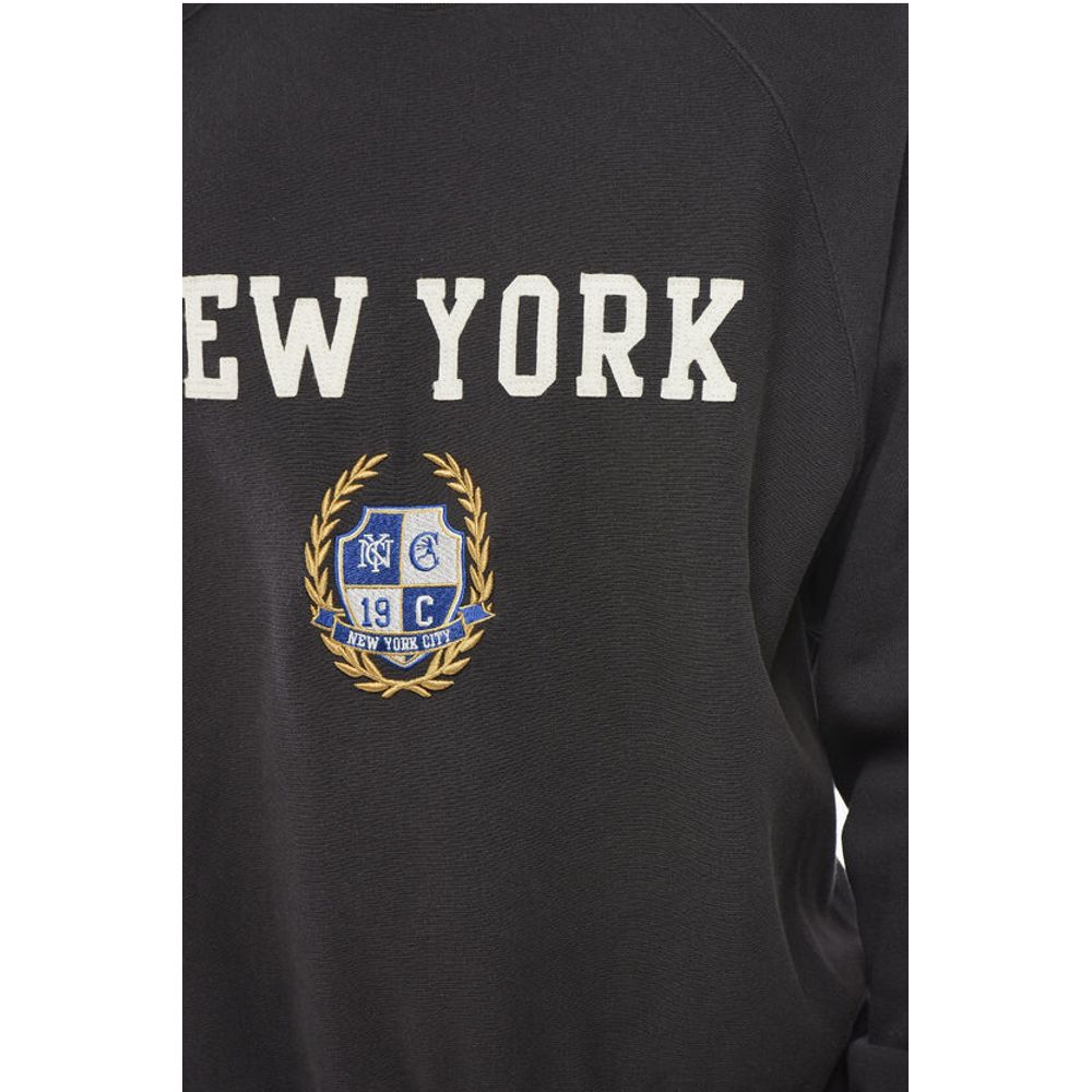 Champion Sweatshirt mit Rundhalsausschnitt und Stickerei aus Baumwollvlies NEW YORK
