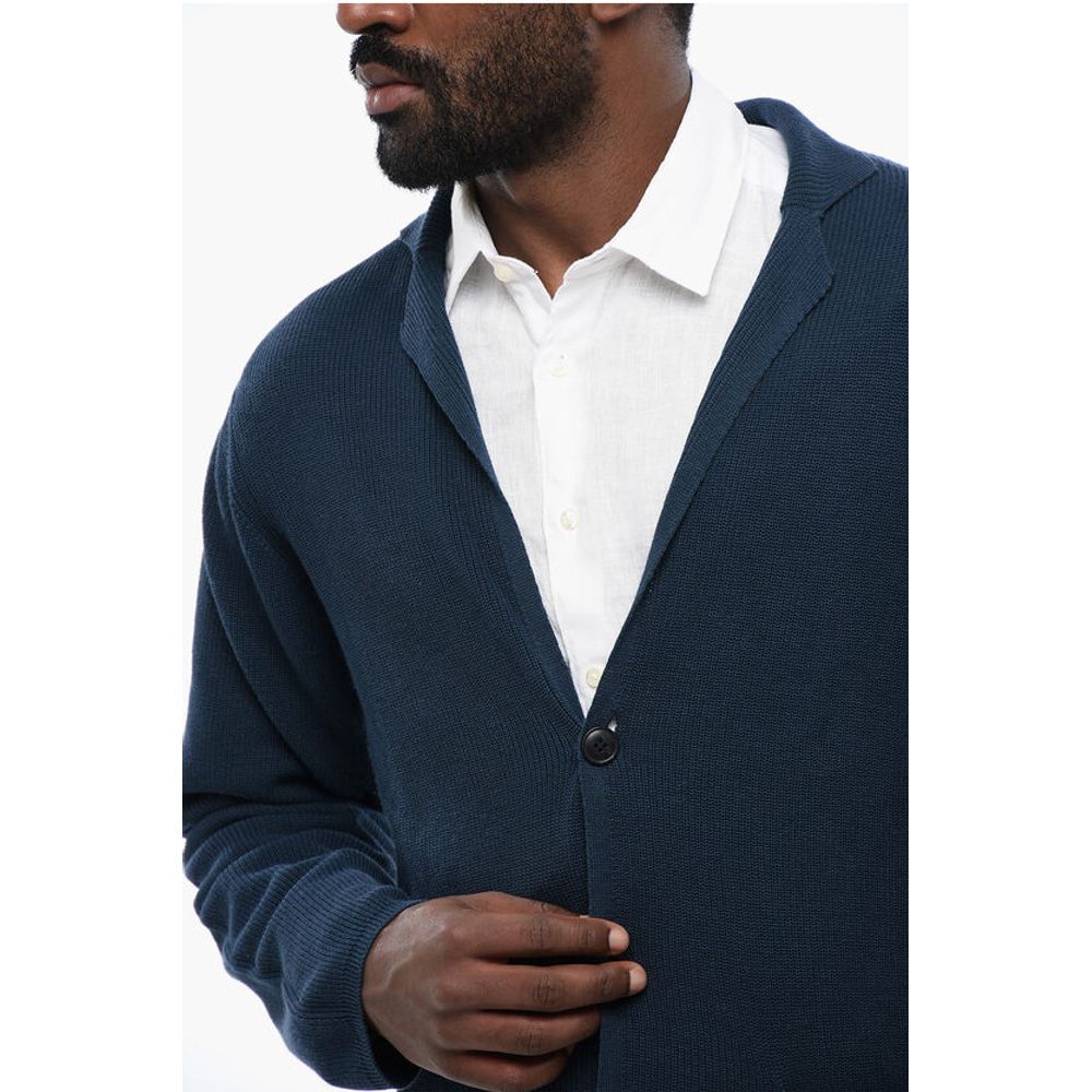 Altea Strickjacke aus Leinen mit Revers