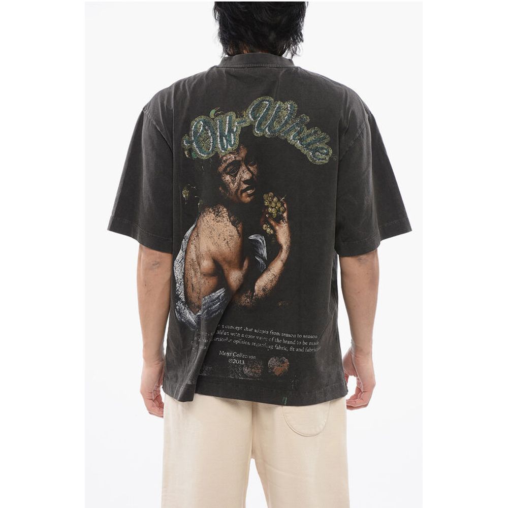 Off-White Bedrucktes T-Shirt im Skate-Fit von BACCHUS