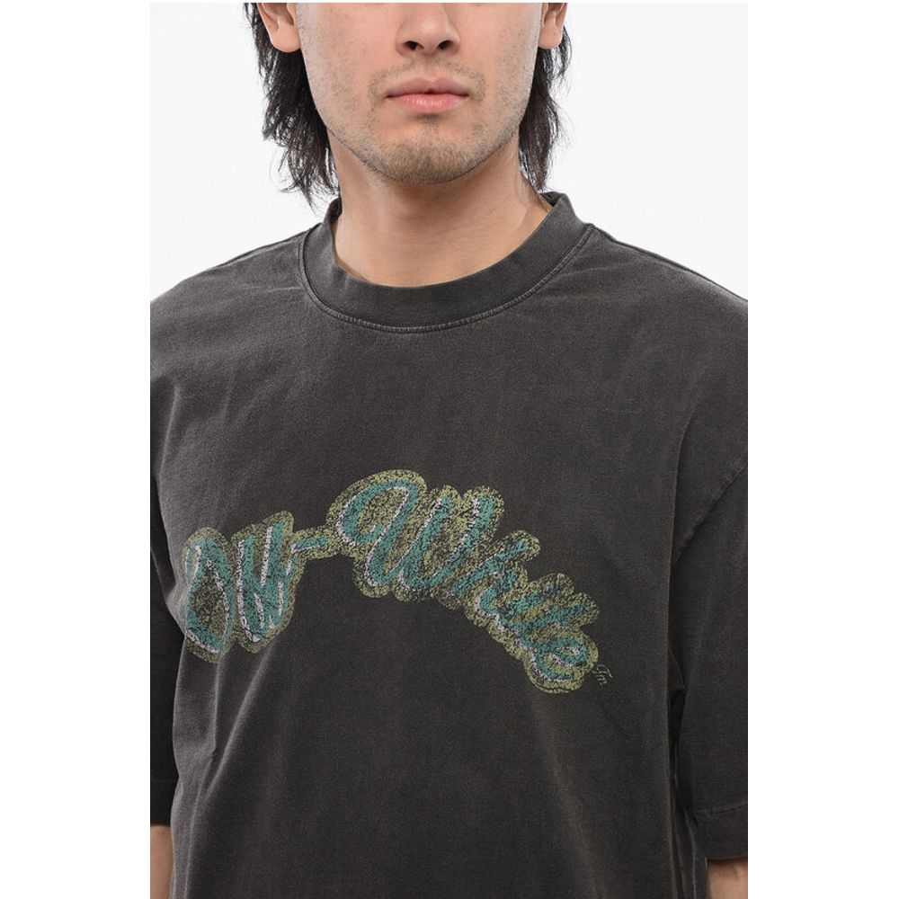 Off-White Bedrucktes T-Shirt im Skate-Fit von BACCHUS
