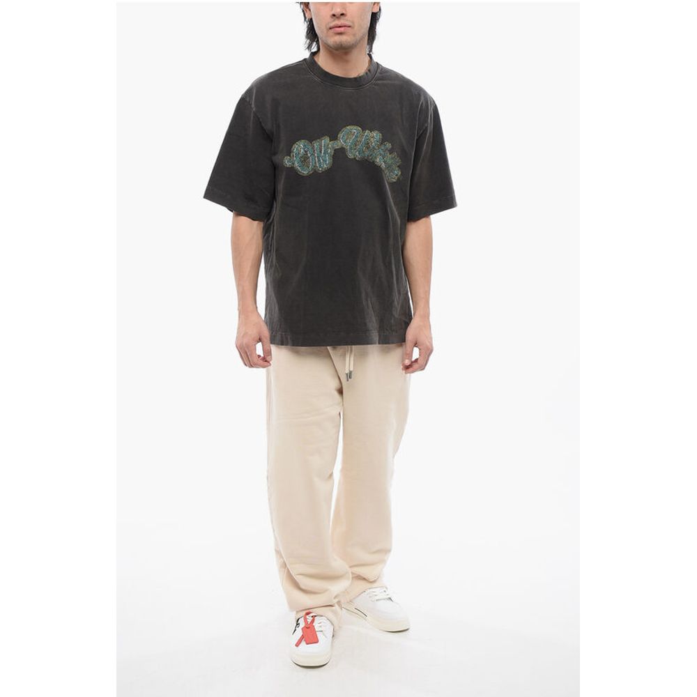 Off-White Bedrucktes T-Shirt im Skate-Fit von BACCHUS