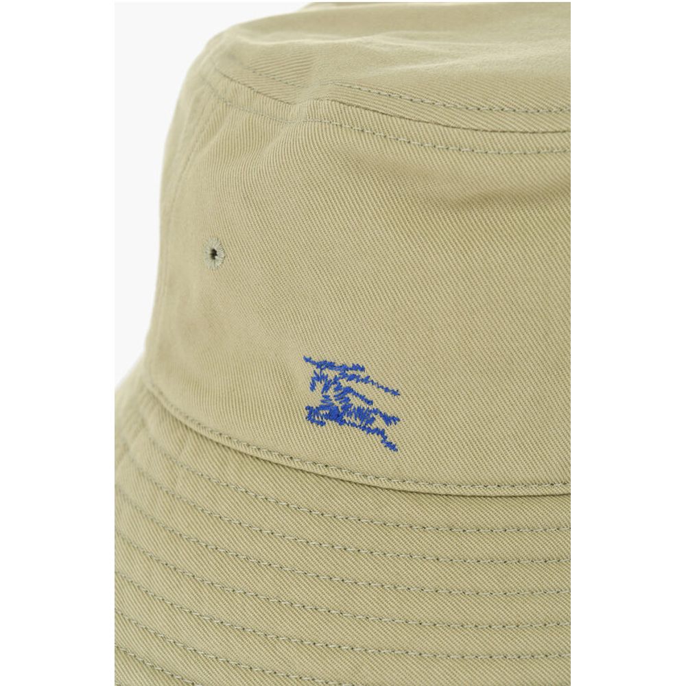 Burberry Einfarbiger Eimerhut mit gesticktem Logo