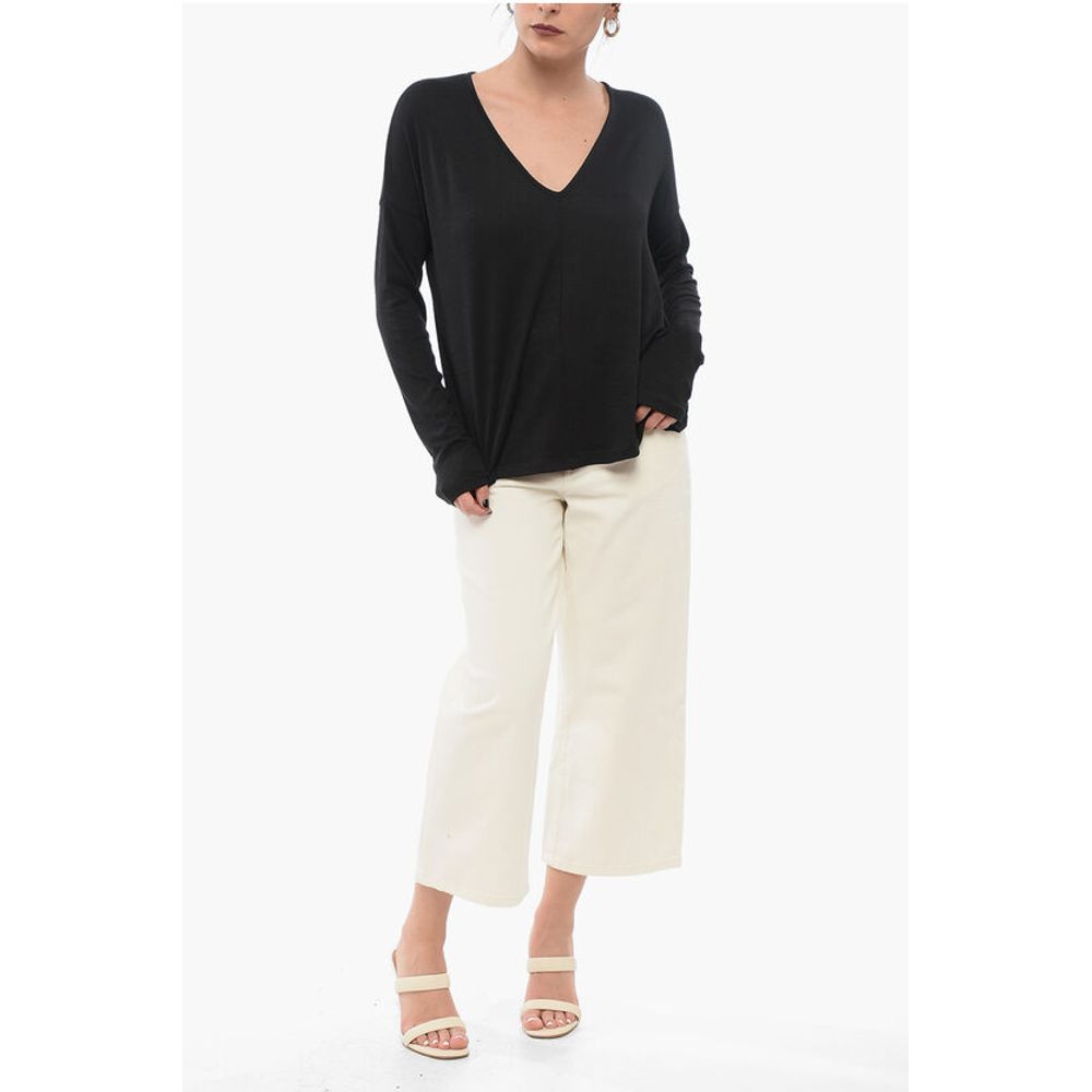 Rag&Bone Pullover mit V-Ausschnitt aus Stretch-Stoff