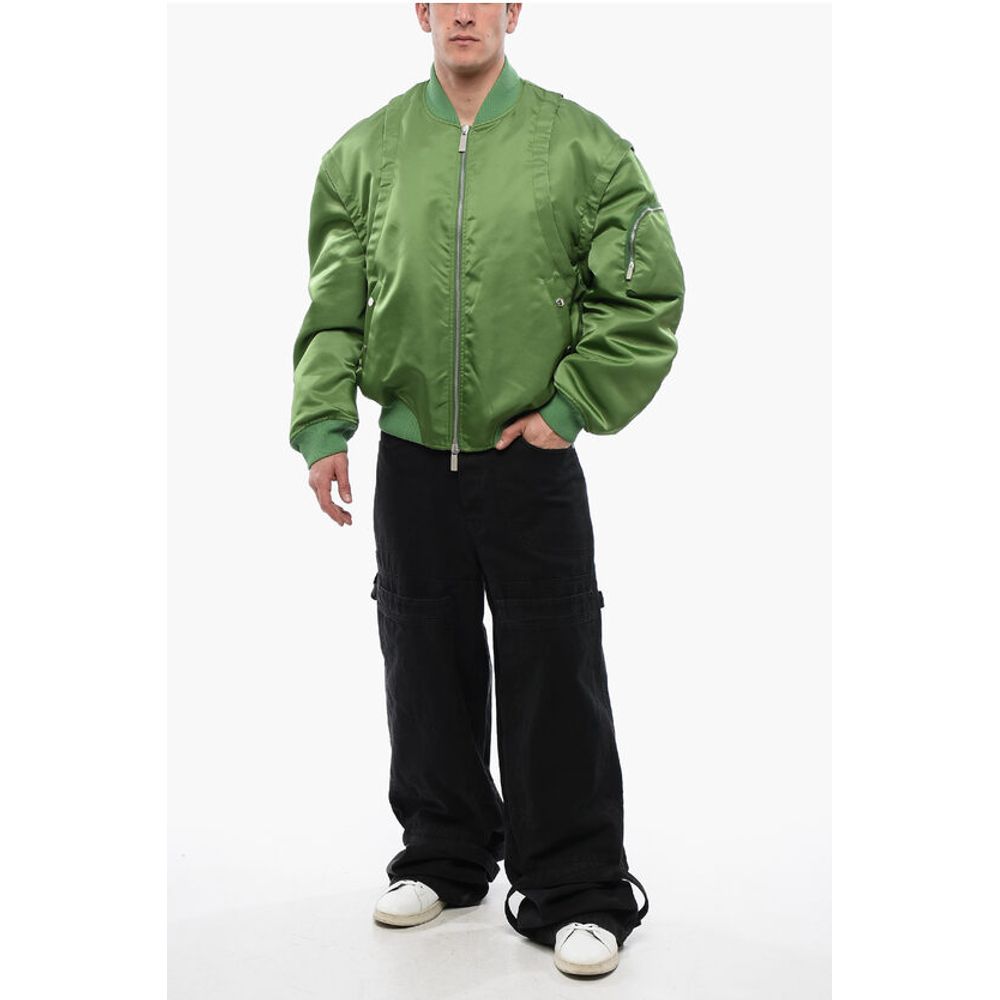 Off-White Gepolsterte ARROW Bomberjacke mit abnehmbaren Ärmeln