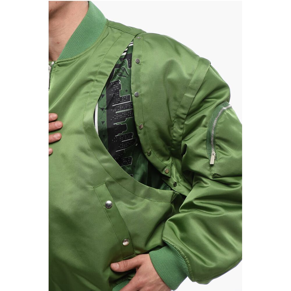 Off-White Gepolsterte ARROW Bomberjacke mit abnehmbaren Ärmeln