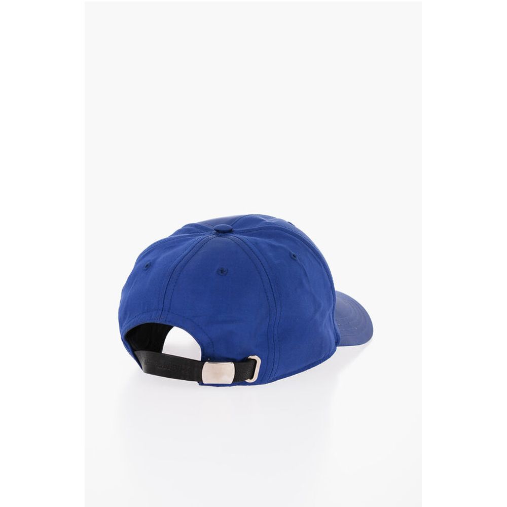 Alexander McQueen Einfarbige Kappe mit gedrucktem Logo