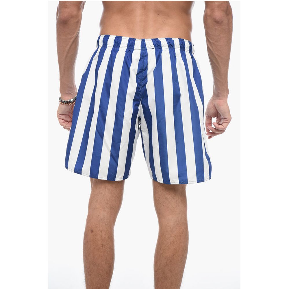 Yes I Am Badeshorts mit Streifenmuster