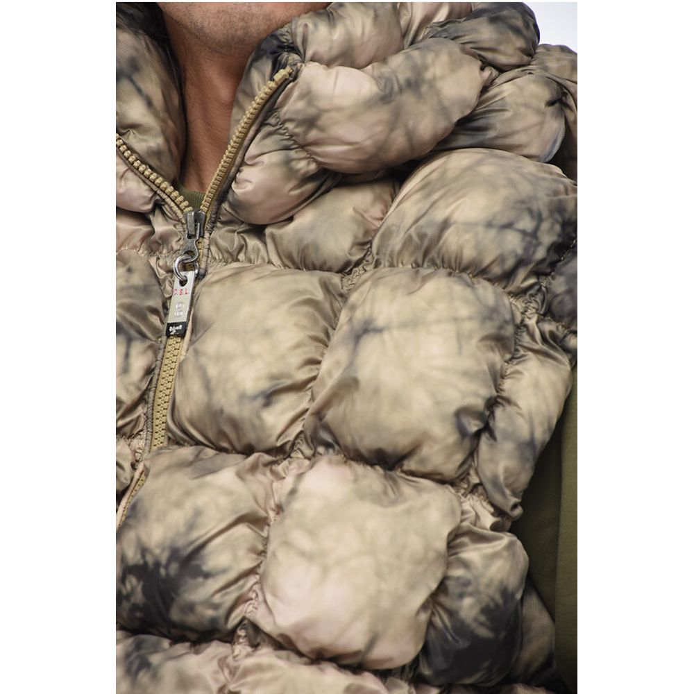 Diesel Gesteppte W-RALLE-SL Weste mit Tie-Dye Druck