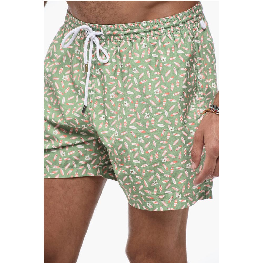 Barba Napoli Boxer-Badeanzug mit Blumendruck