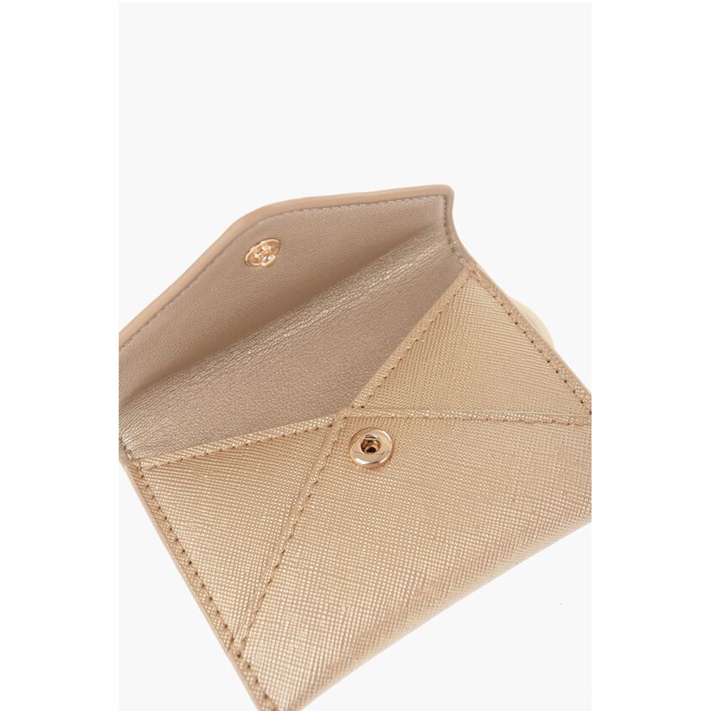Moschino LOVE Saffiano-Kunstleder-Schlüsselanhänger mit Umschlag