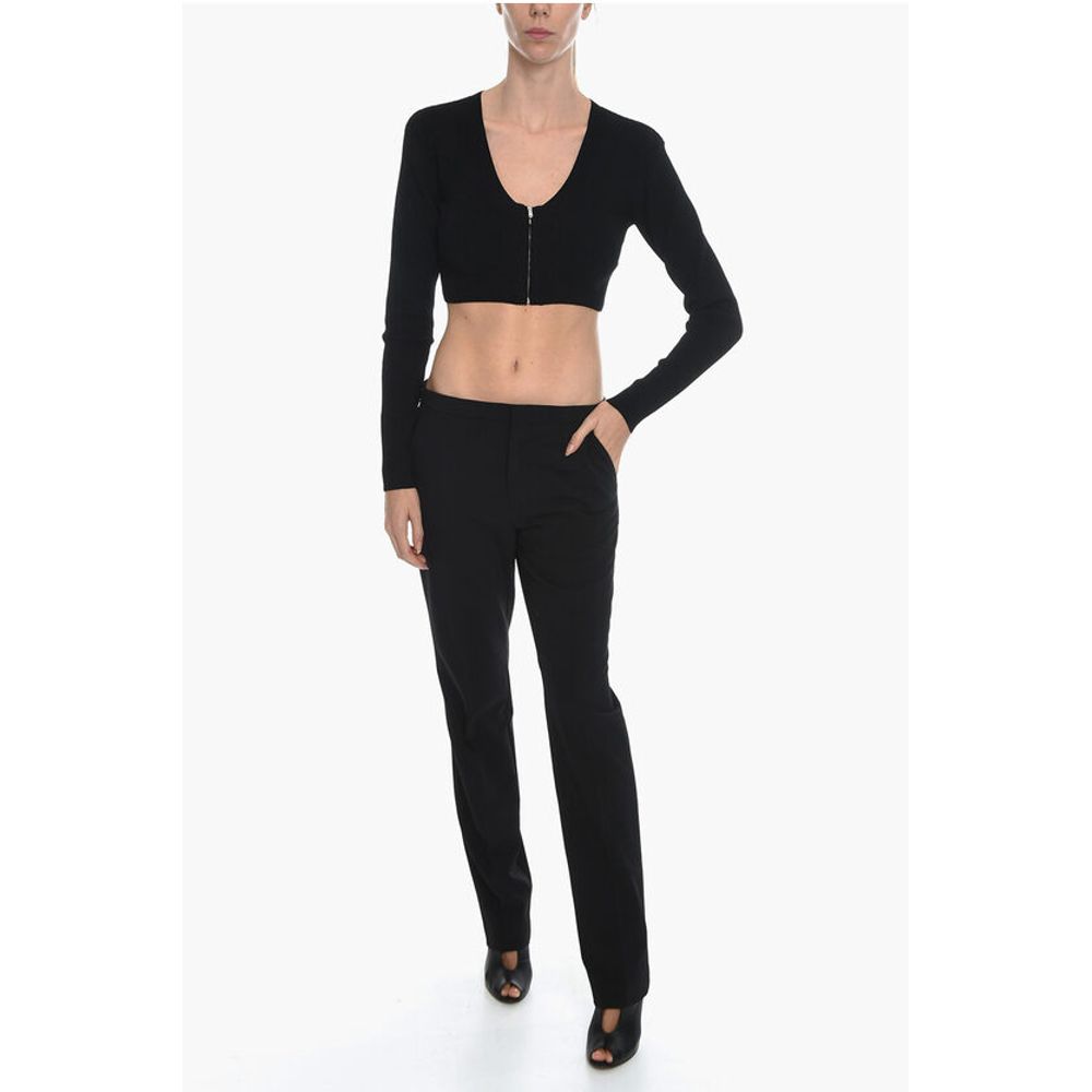 Birgitte Herskind VANESSA HONG Crop MISS Strickjacke mit V-Ausschnitt und Verschluss vorne