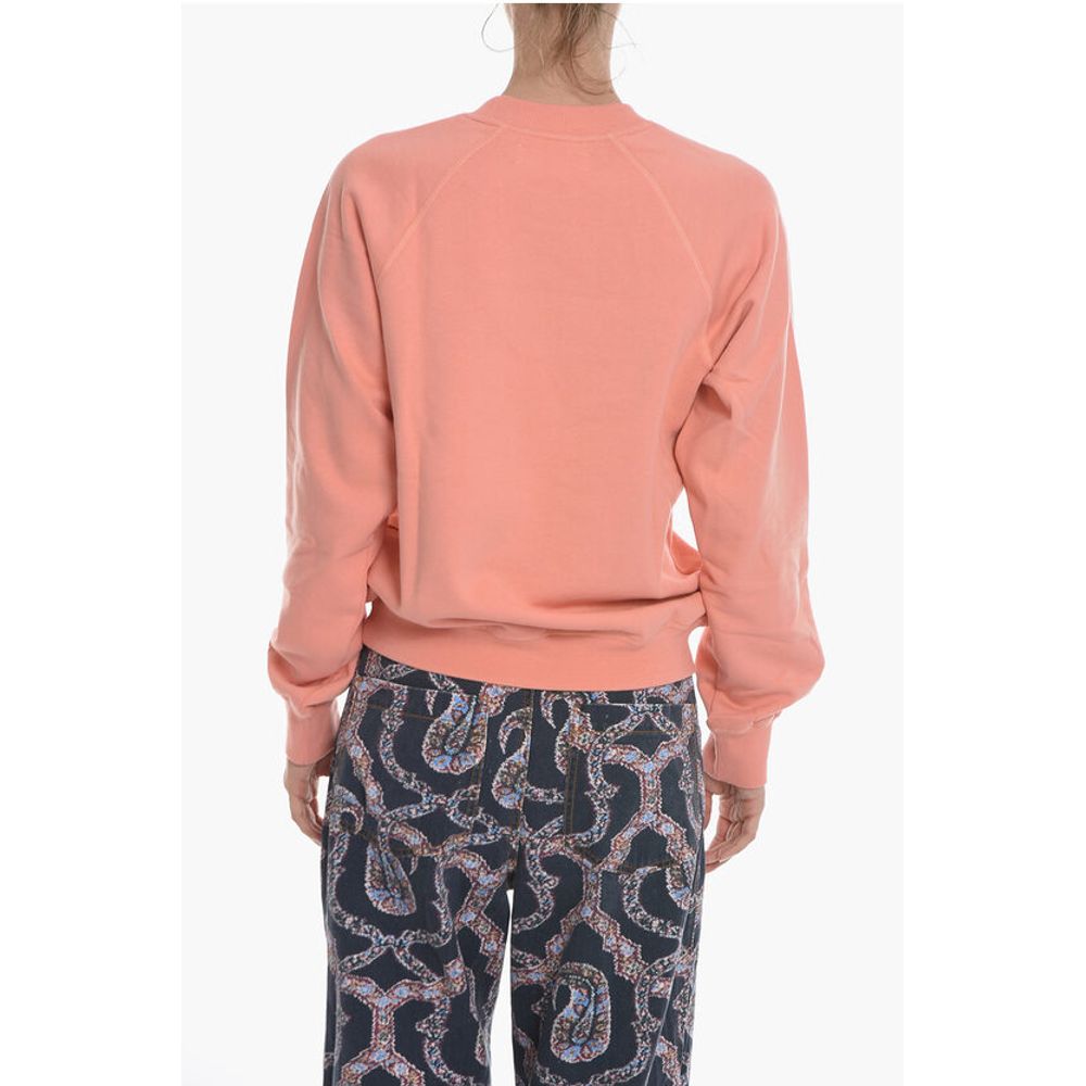 Samsoe Samsoe GITTA Sweatshirt mit Rundhalsausschnitt und seitlicher Logo-Stickerei