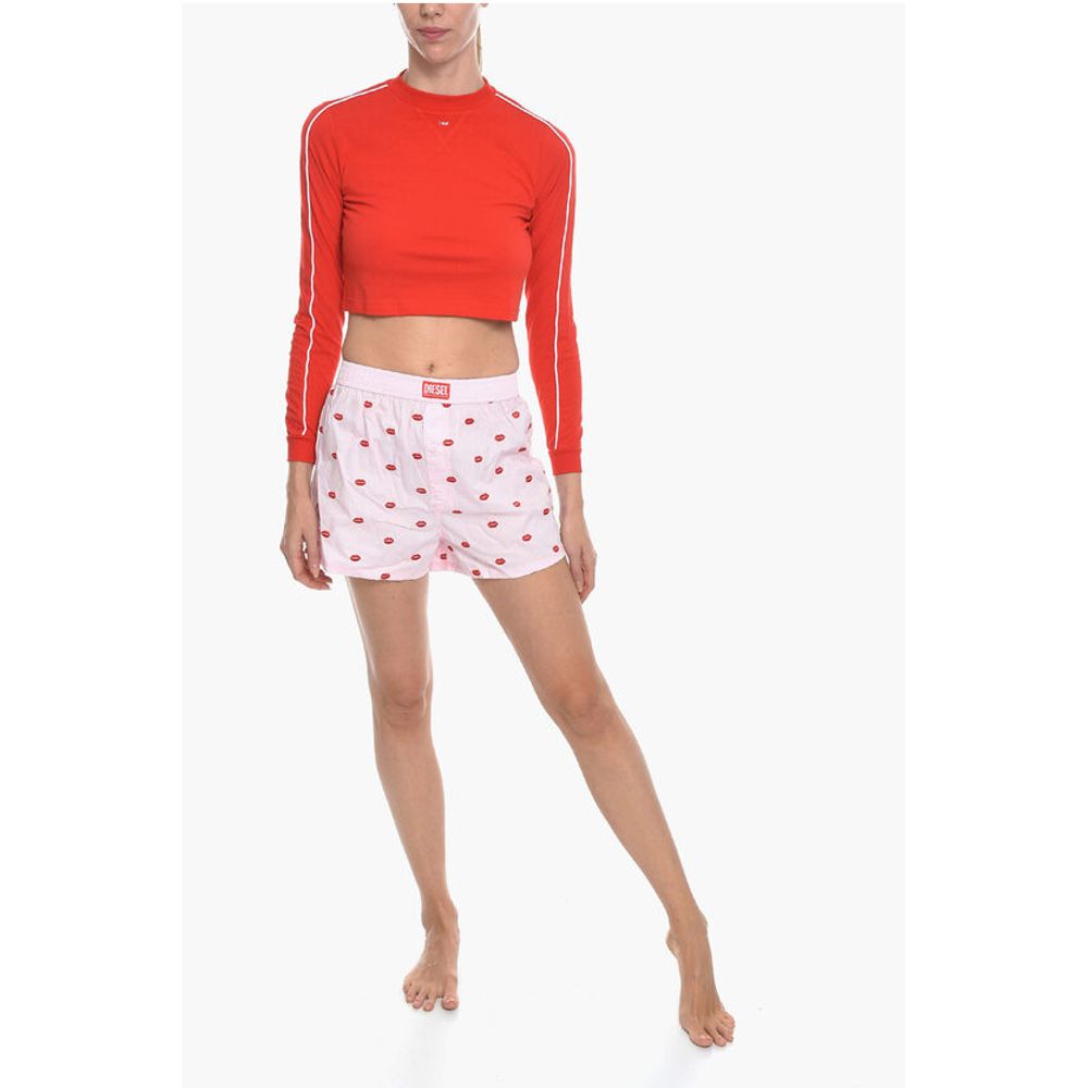 Diesel All-Over Mouths bestickte UUBX-STARK Shorts