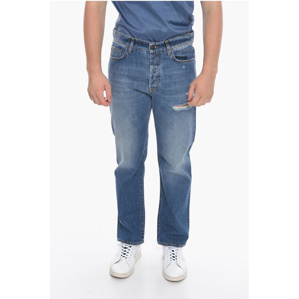14 BROS Distressed Denims mit leichter Waschung 19cm