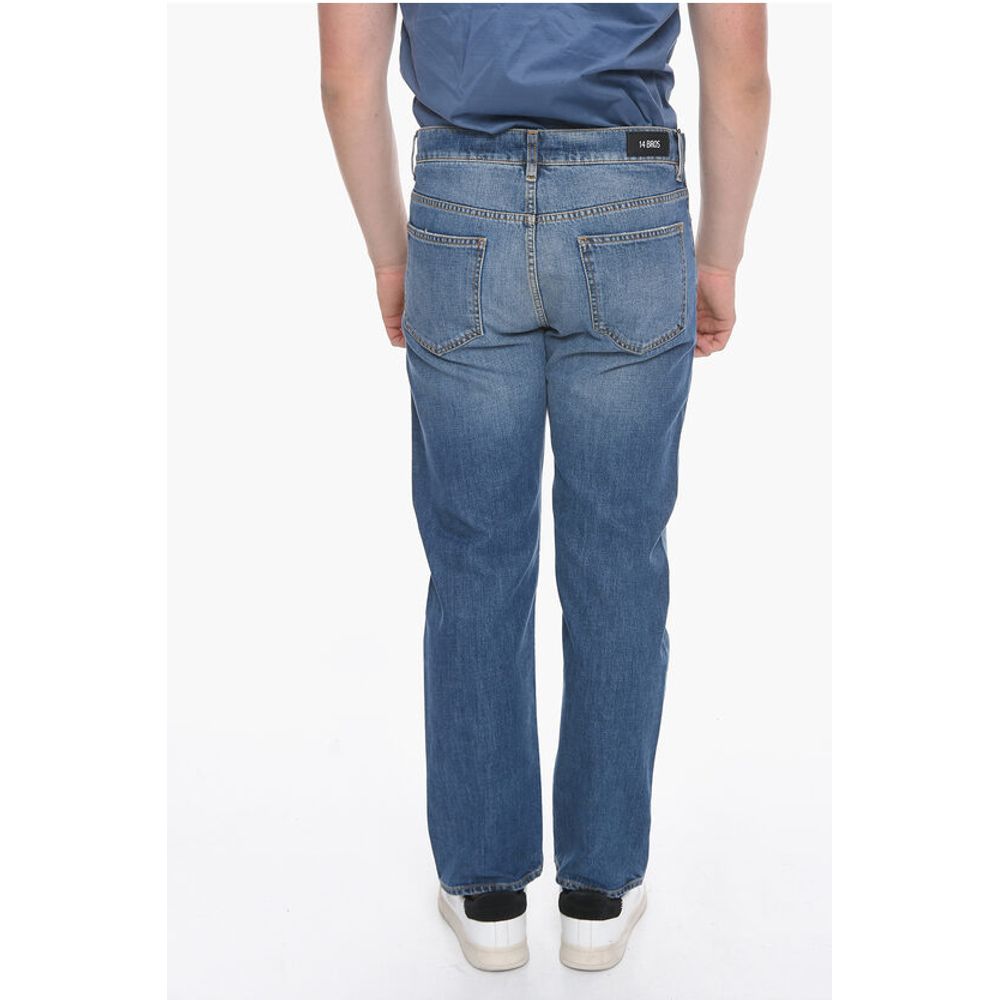 14 BROS Distressed Denims mit leichter Waschung 19cm