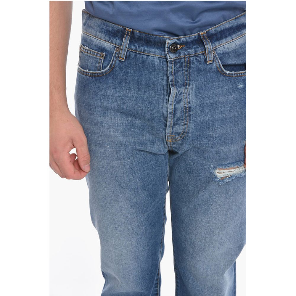 14 BROS Distressed Denims mit leichter Waschung 19cm