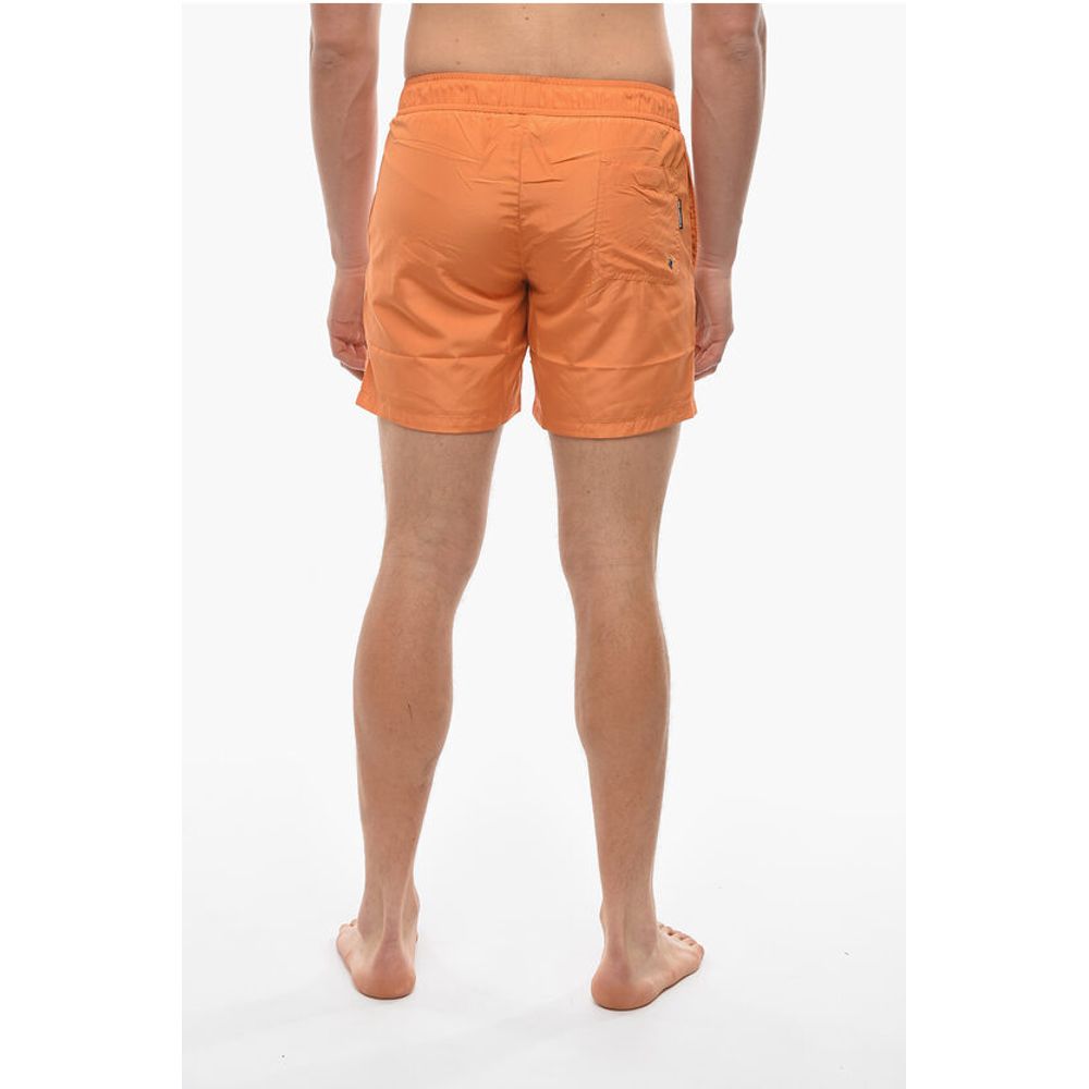 Karl Lagerfeld RUE ST-GUILLAME Einfarbige Badeshorts mit 3 Taschen
