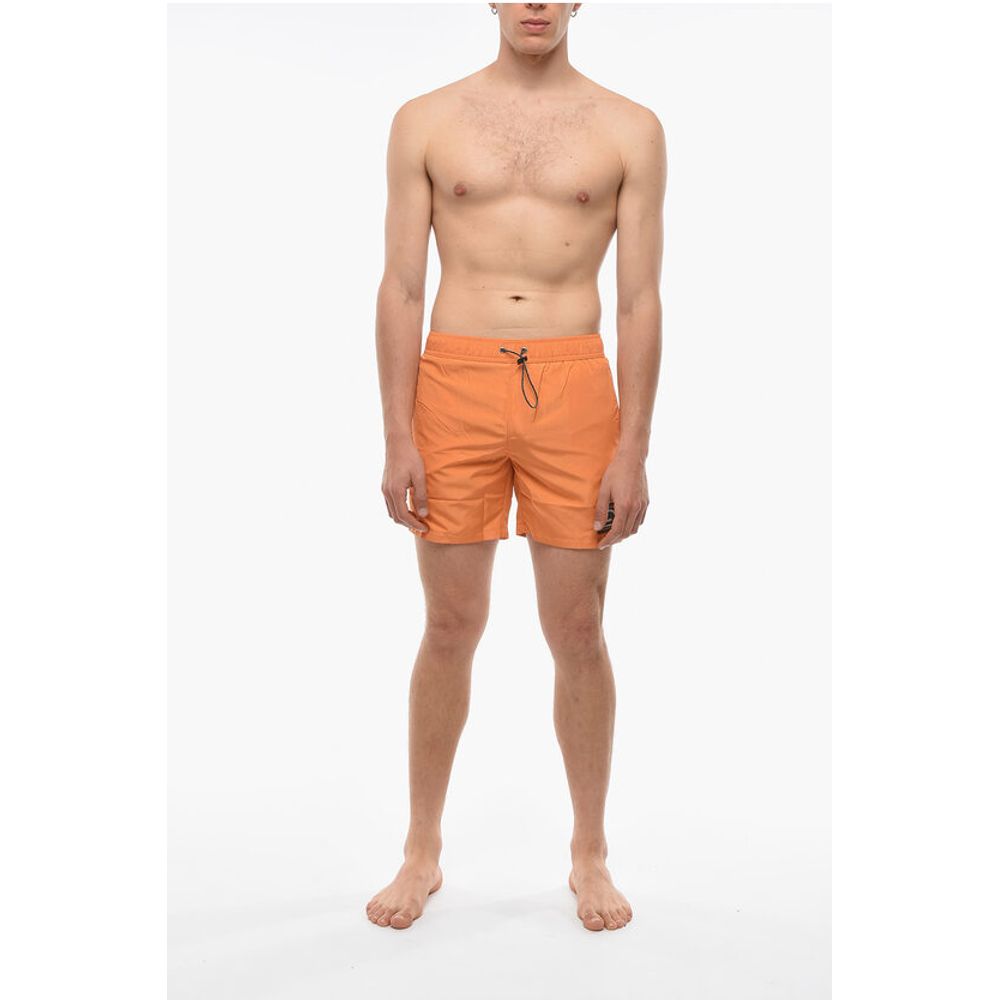 Karl Lagerfeld RUE ST-GUILLAME Einfarbige Badeshorts mit 3 Taschen