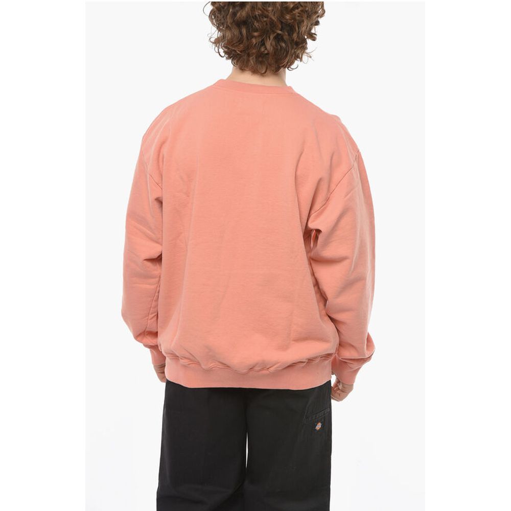 Harmony Logo bedrucktes Sweatshirt aus gebürsteter Baumwolle mit Rundhalsausschnitt