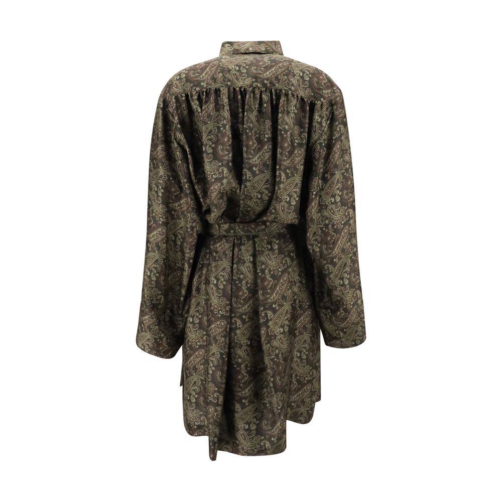 Saint Laurent lavallière kurzes Kleid