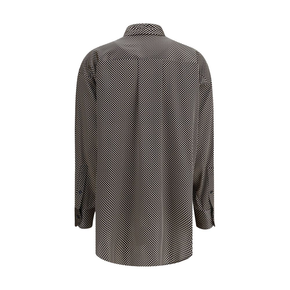 Tom Ford Seiden-Polka-Dot-Hemd