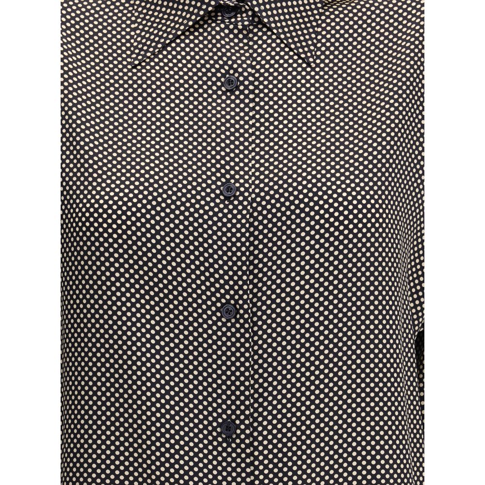 Tom Ford Seiden-Polka-Dot-Hemd