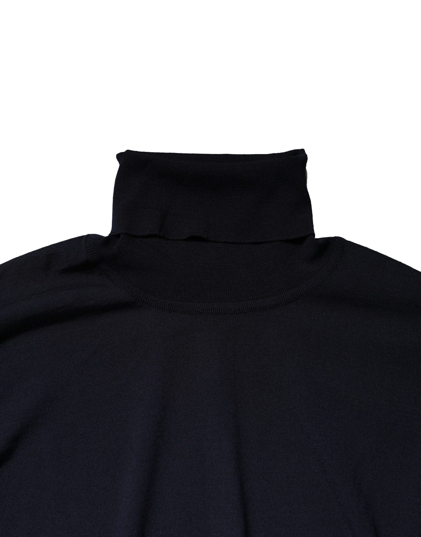 Dolce & Gabbana Blauer langärmeliger Rollkragenpullover