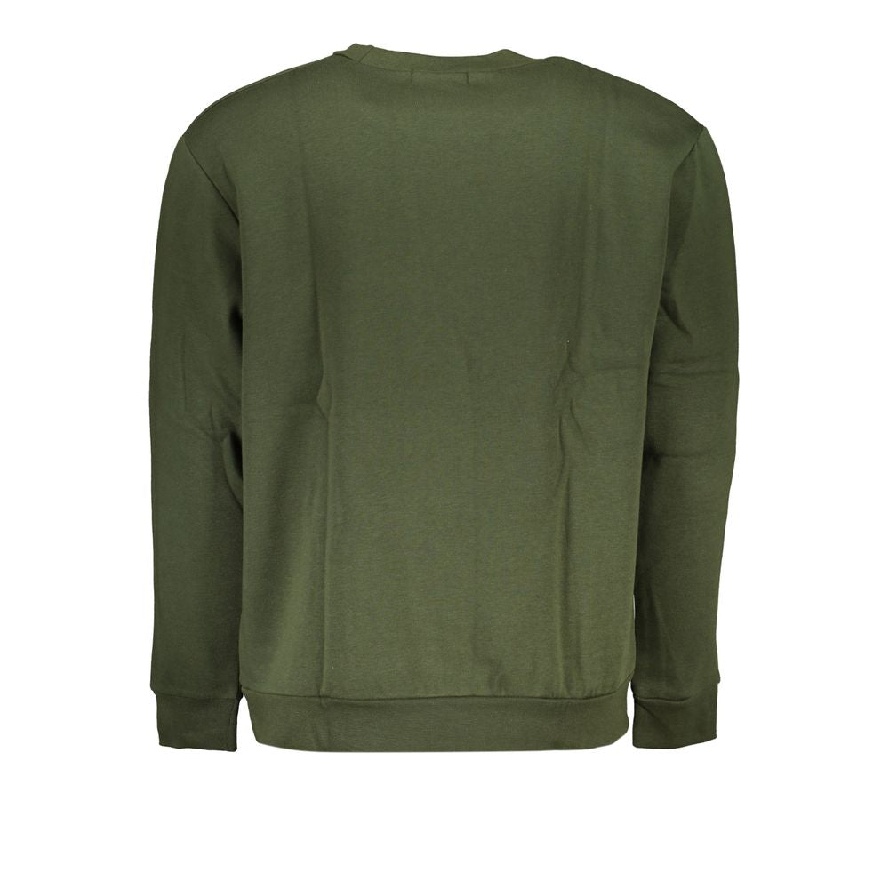 Cavalli Class Grüner Baumwollpullover für Männer