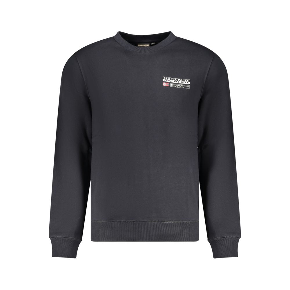 Napapijri Schwarzer Baumwollpullover für Männer