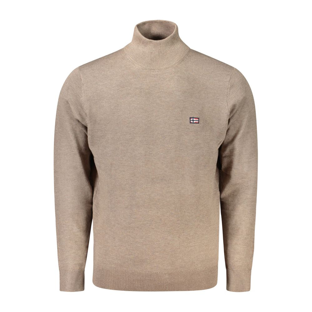 Norway 1963 Brauner Polyamid-Pullover für Männer