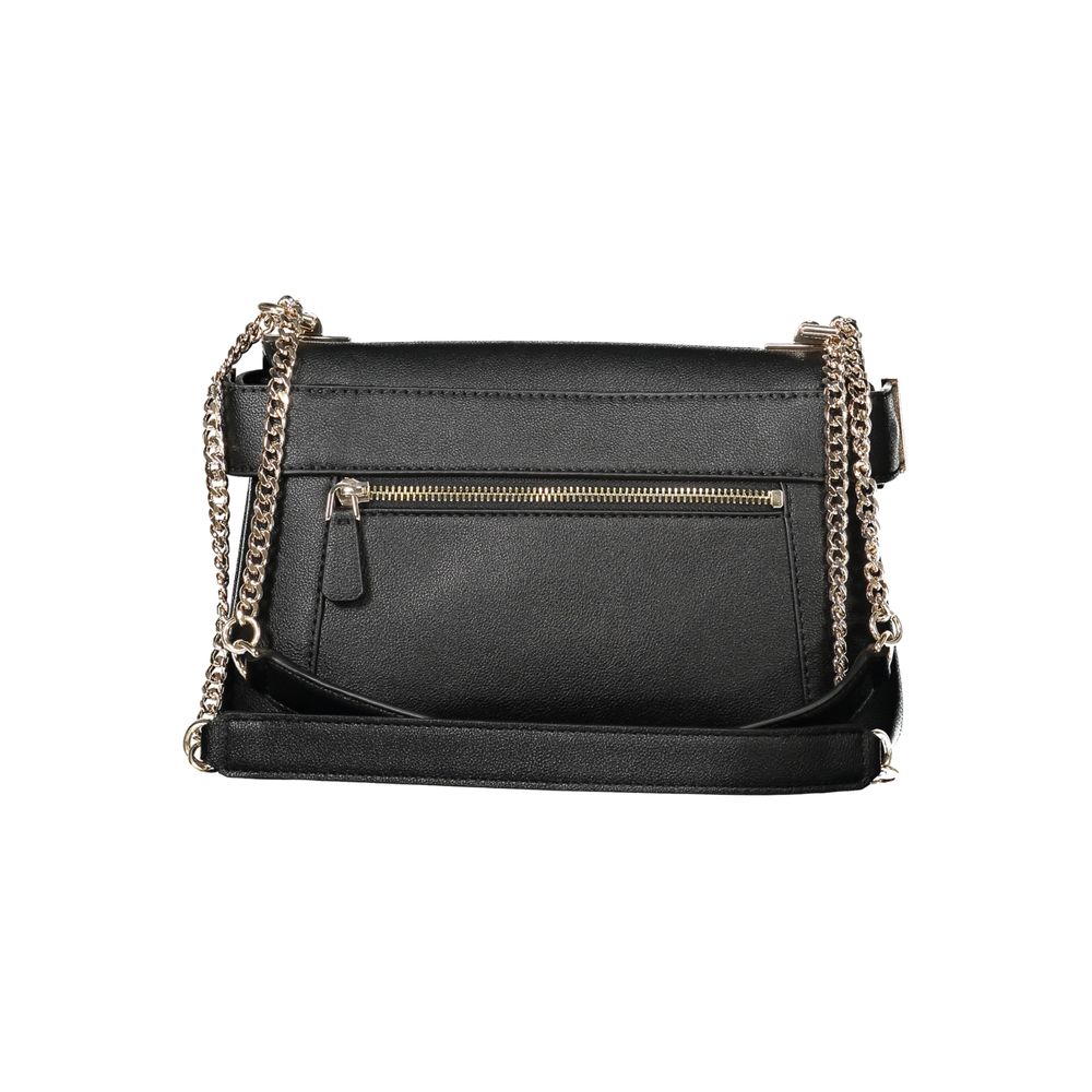Guess Jeans Schwarz Polyethylen Frauen Handtasche