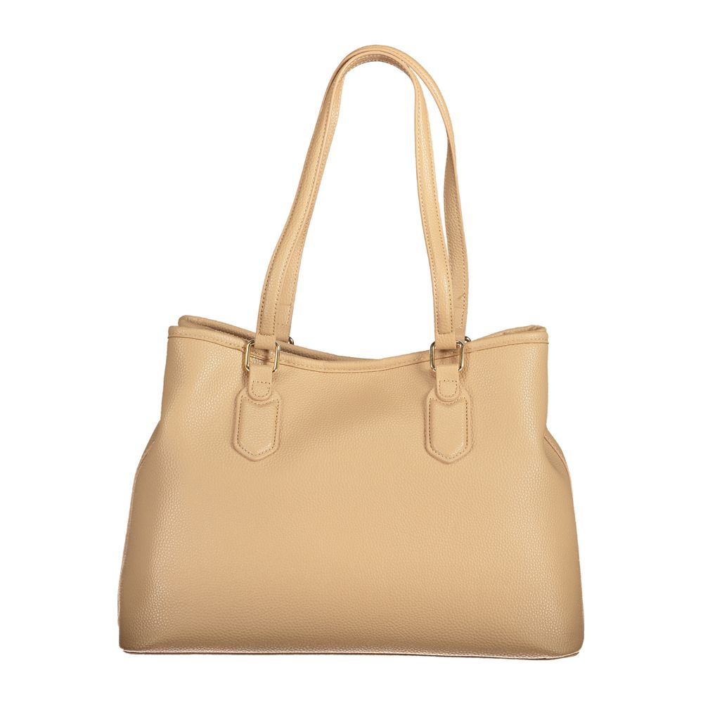 Mario Valentino Beige Polyethylen Frauen Handtasche