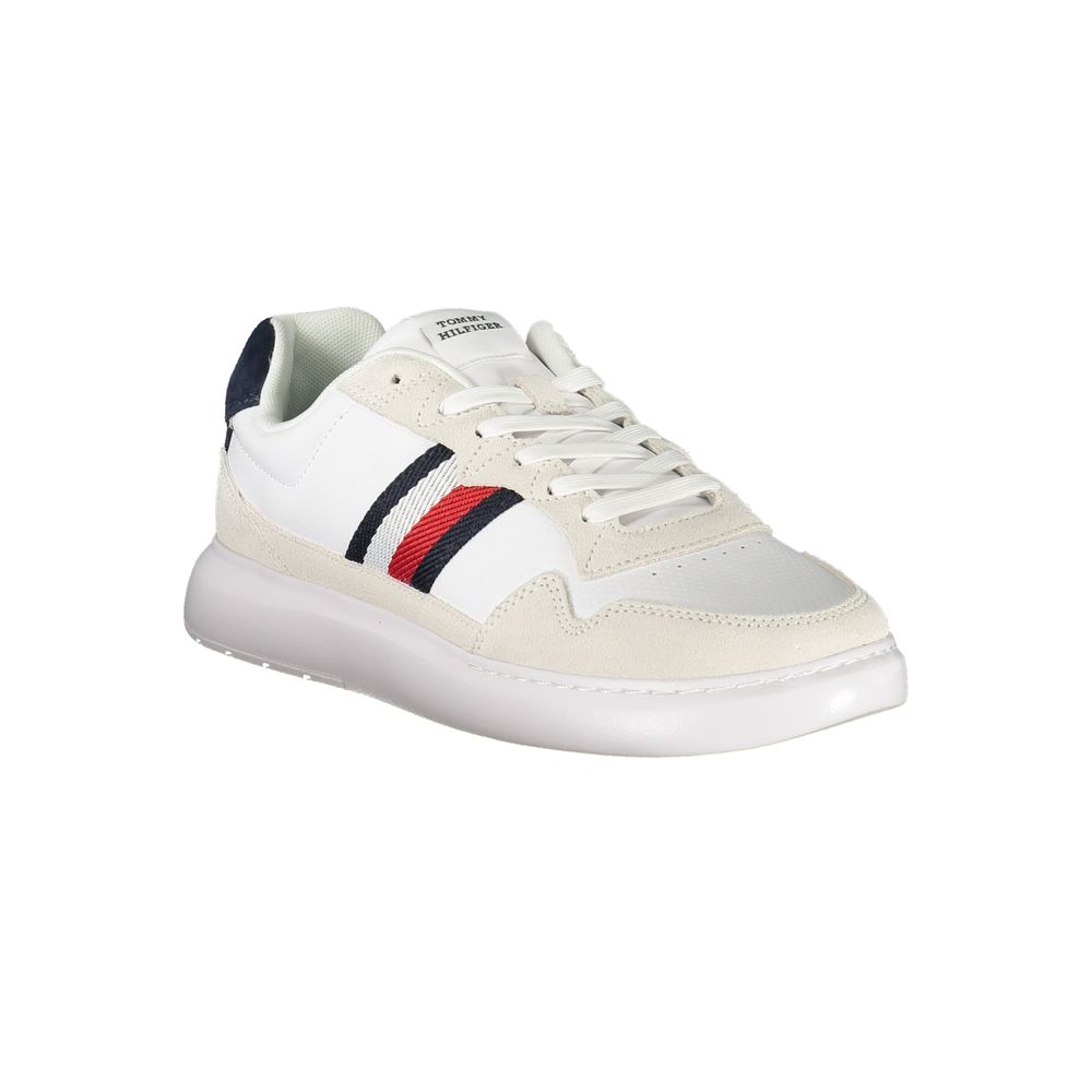 Tommy Hilfiger Weißes Leder Herren Sneaker