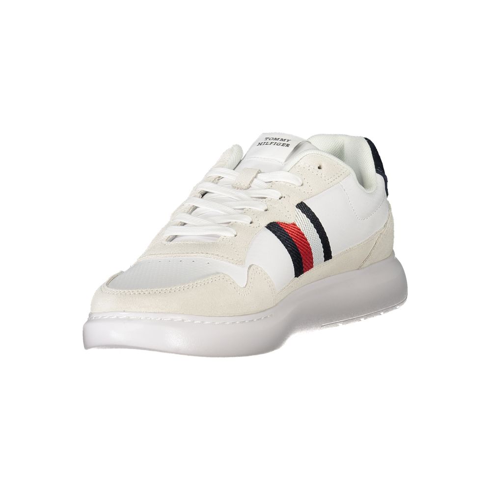 Tommy Hilfiger Weißes Leder Herren Sneaker