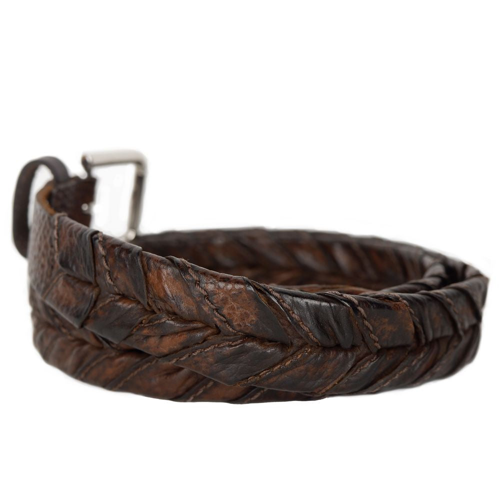 Dolce & Gabbana Gürtel aus braunem Kalbsleder