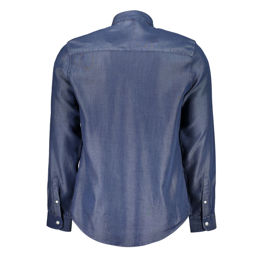 North Sails Blaues Lyocell-Hemd
