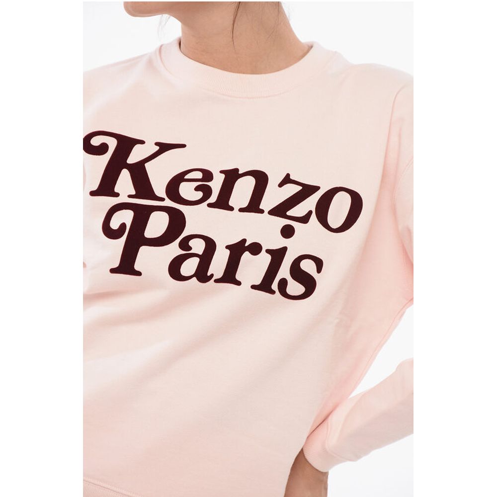 Kenzo VERDY Sweatshirt mit Rundhalsausschnitt und beflocktem Logo