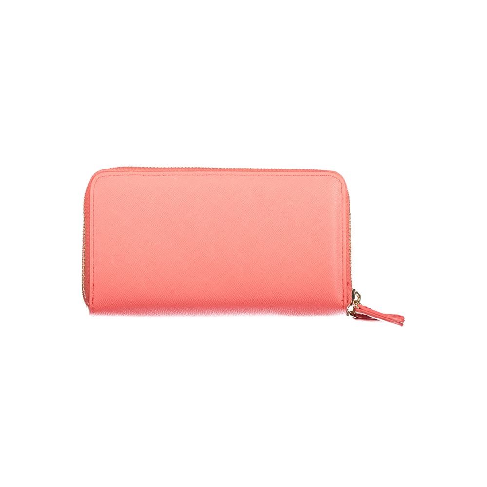 Mario Valentino Portemonnaie aus rosa Polyethylen