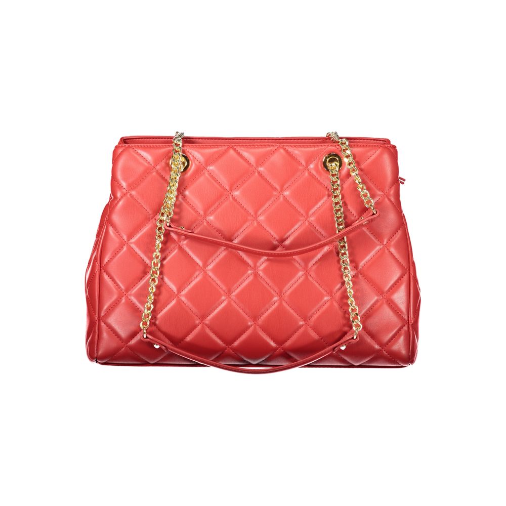 Mario Valentino Rote Polyethylen Frauen Handtasche