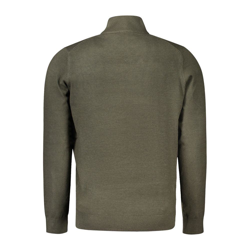 Norway 1963 Grüner Polyamid-Pullover für Männer