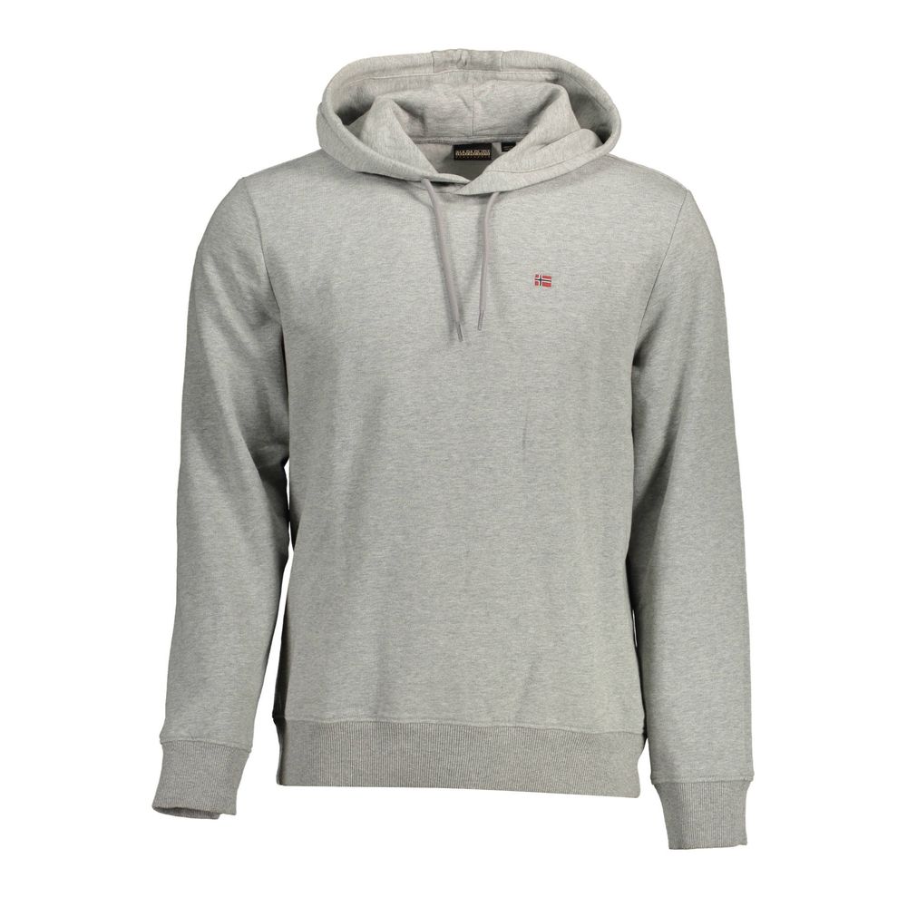Napapijri Grauer Bio-Baumwollpullover für Männer