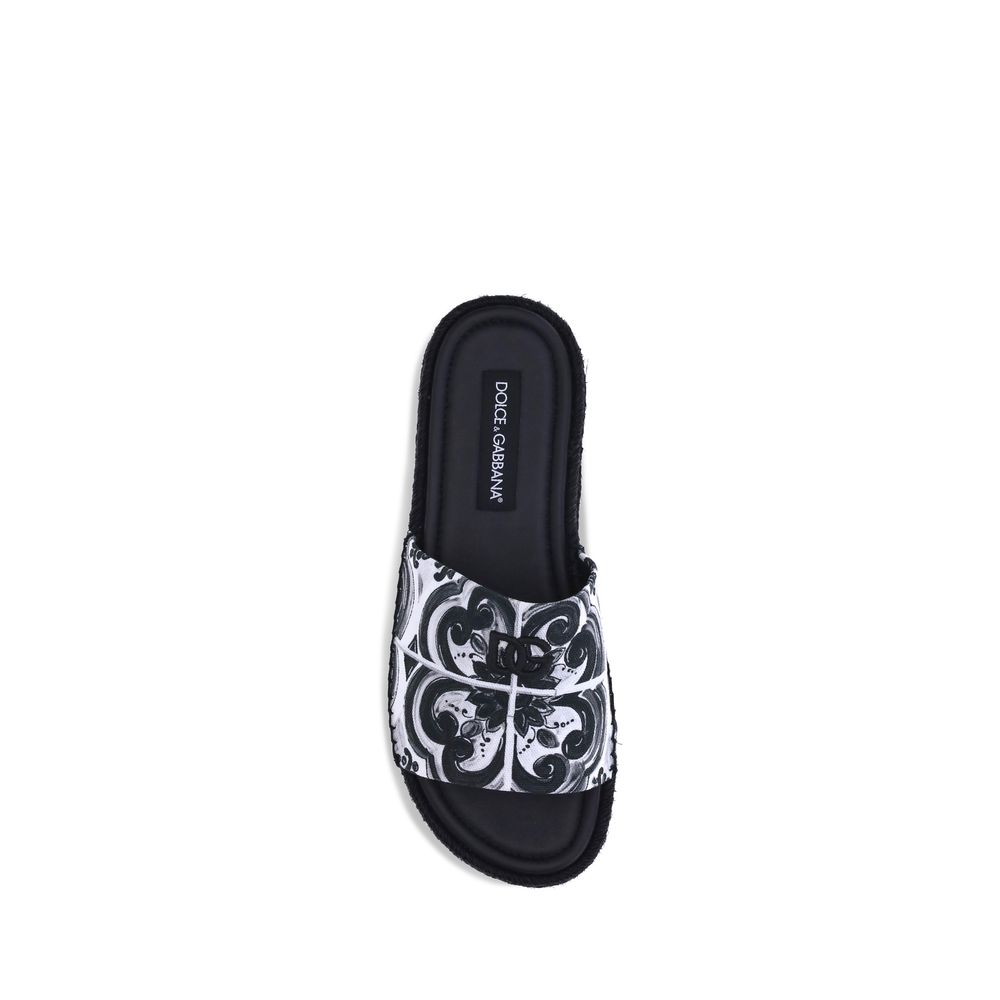 Dolce & Gabbana Baumwollsandalen