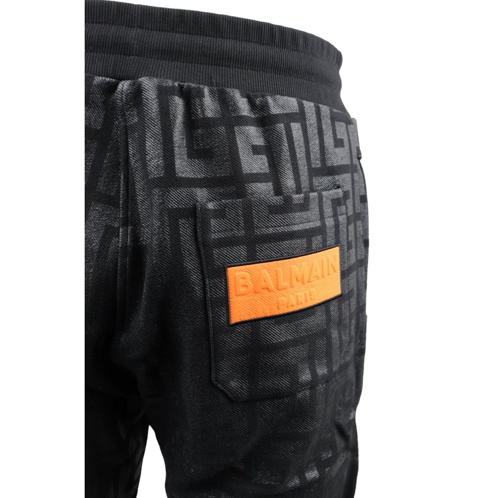 Balmain Schwarze Baumwolljeans &