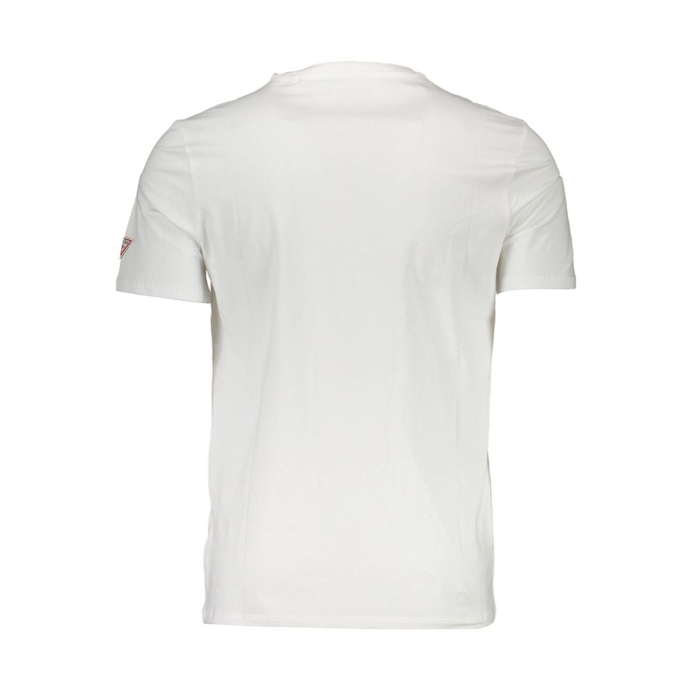 Guess Jeans Weißes Baumwolle Männer T-Shirt