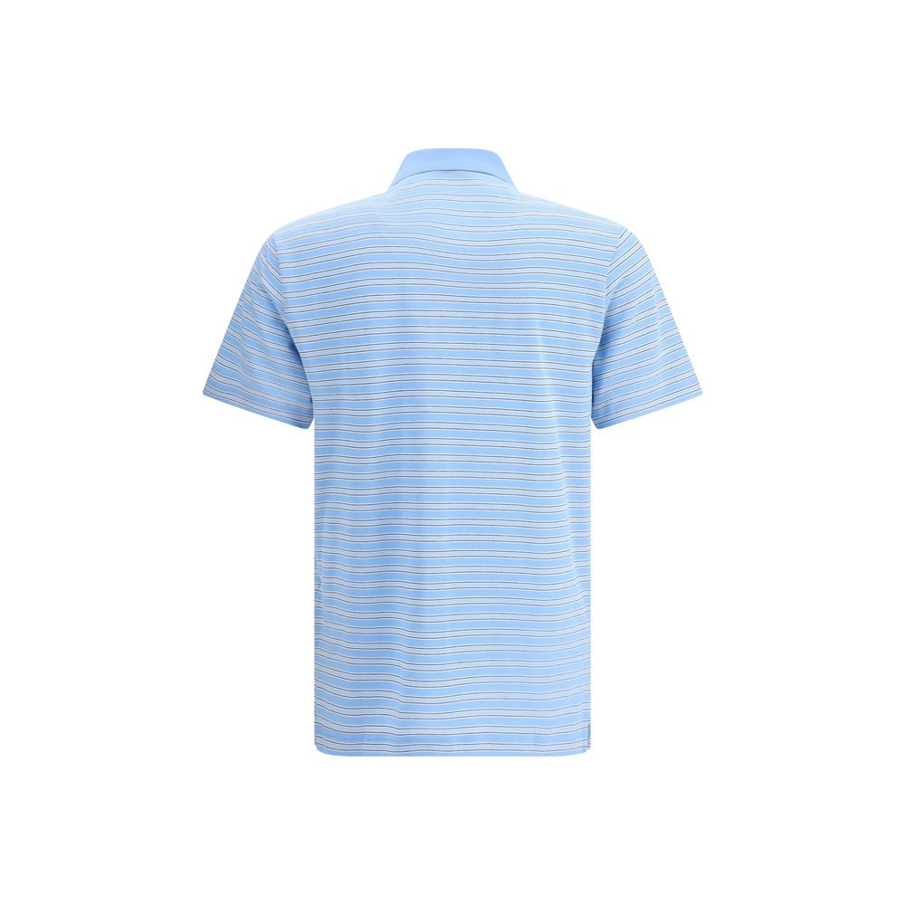 Prada Gestreifter Polo-Pullover