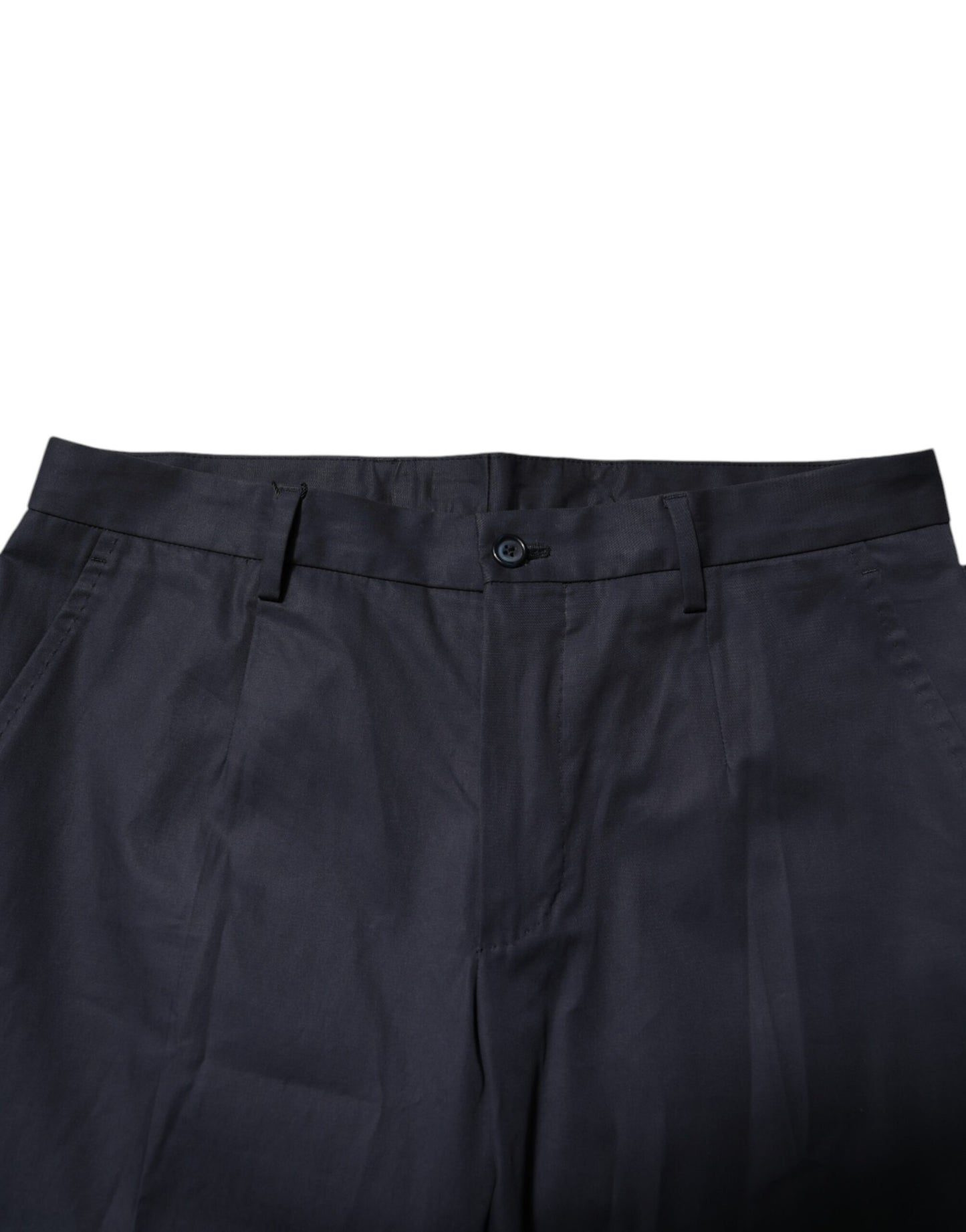 Dolce & Gabbana Dunkelblaue formelle Hose aus Baumwolle